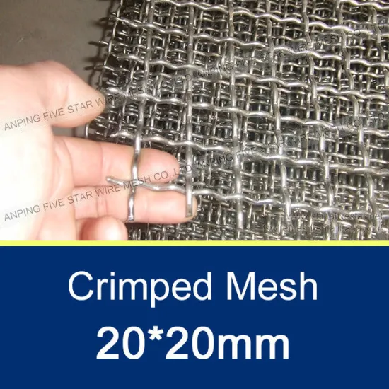 10x10mm/2mm Double Crimp Wire Mesh