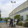 construction telescopic mast led mobile solar light tower