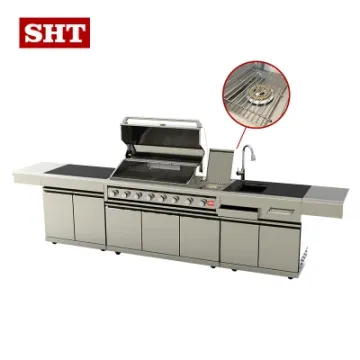 New Products BBQ Gas Grill Outdoor Kitchen Cabinet Set