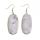 Gemstone Agate envuelto Cooper Gold Stone Pends Dangle Hook Pendiendo Pendientes de gota de piedra natural para mujeres