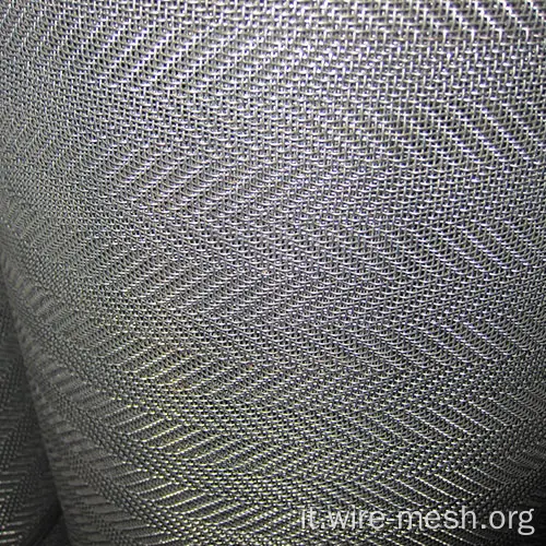 SS302 Acciaio inossidabile Twilled Weave Mesh