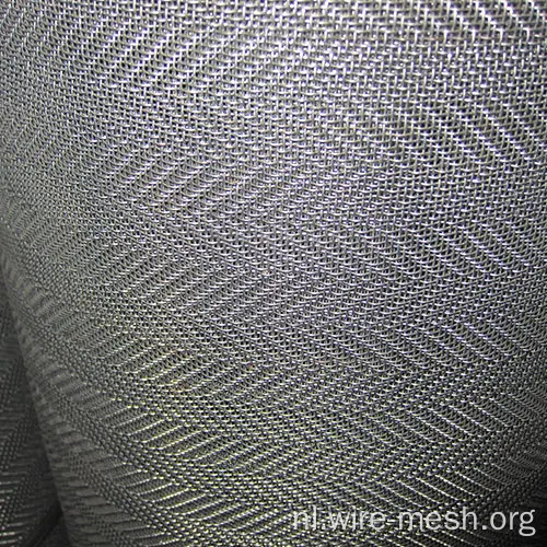 SS302 roestvrij staal Twilled Weave Mesh