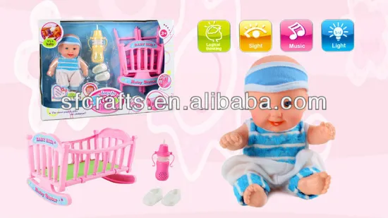 Lovely 8" Baby Dolls Electric Toy For Children