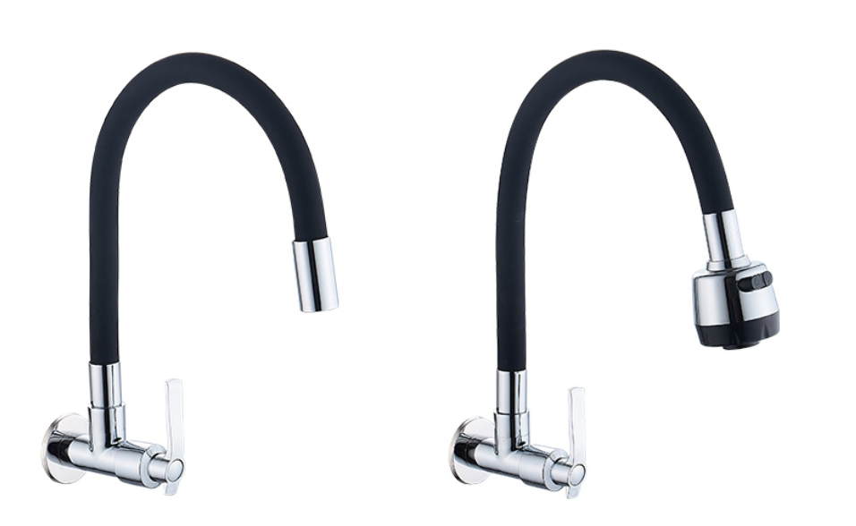 호주 표준 벽 마운트 단일 핸들 매트 블랙 은폐 분지 수도꼭지 DZR 황동 수도꼭지 탭