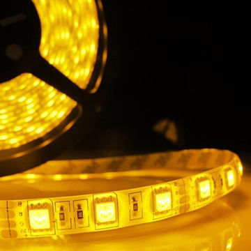 5050 SMD waterproof, 300 LEDs/5M, yellow color LED light strip lamp
