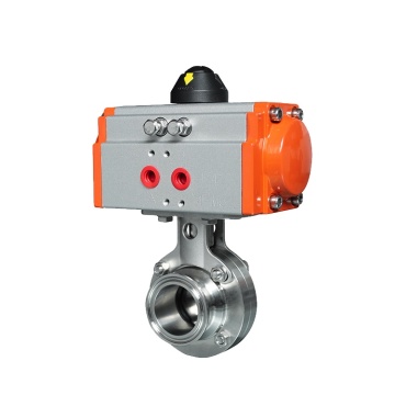COVNA 2in SS304 SS316 Sanitary Double Acting Pneumatic Butterfly Valve: Detailed Information and Specifications