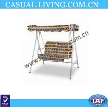 Outdoor Double Canopy Swing Chair