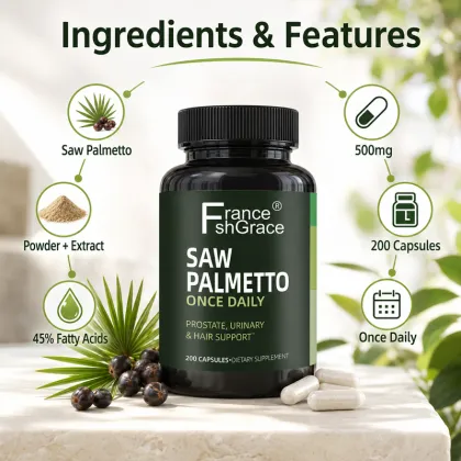 Shecome Saw Palmetto Prostate Support Saw Palmetto Capsule