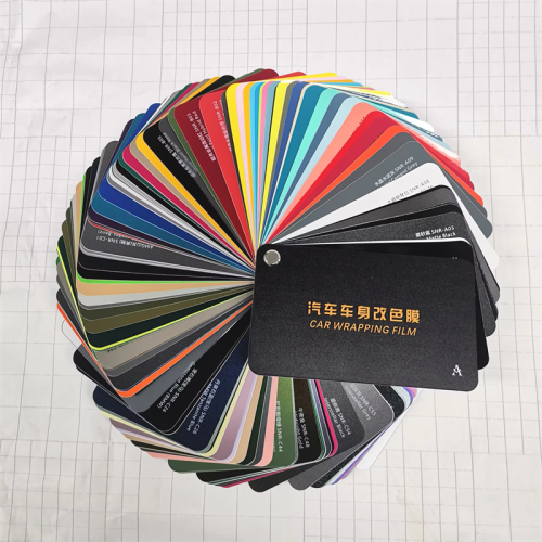 automobile color change film color card