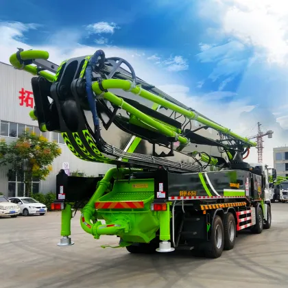 Diesel-Powered 58 Meter Concrete Pump Truck Machinery