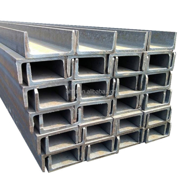 Q235/Q345/SS400 Hot Golvanized U/C القنوات الصلب 6M-12M