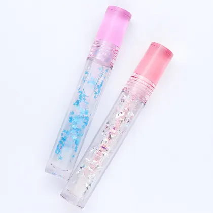 Round Transparent Lip Glaze Empty Tubes - Cosmetics Packaging in Stock