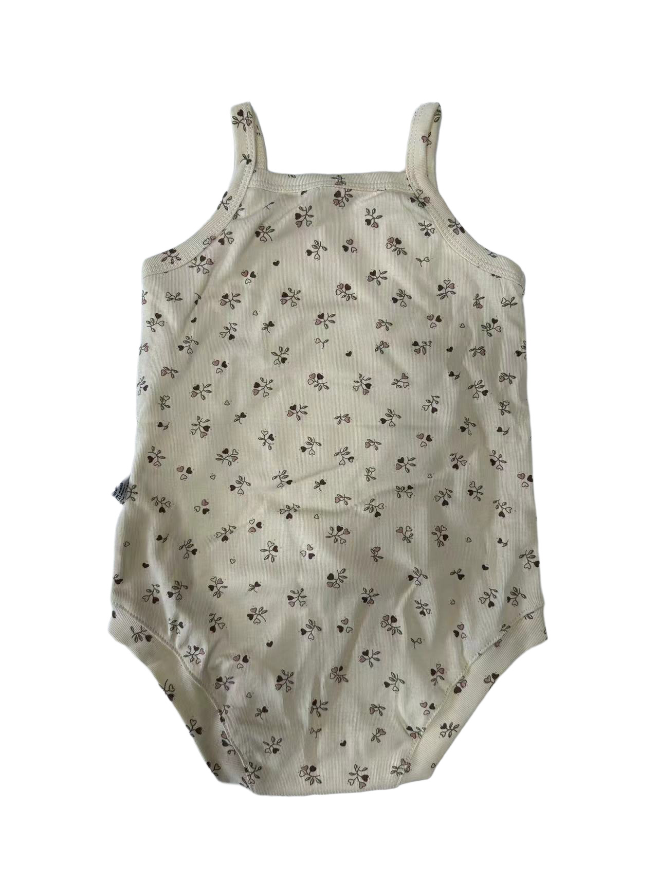 95% Cotton 5% Spandex Sleeveless Baby Romper 4