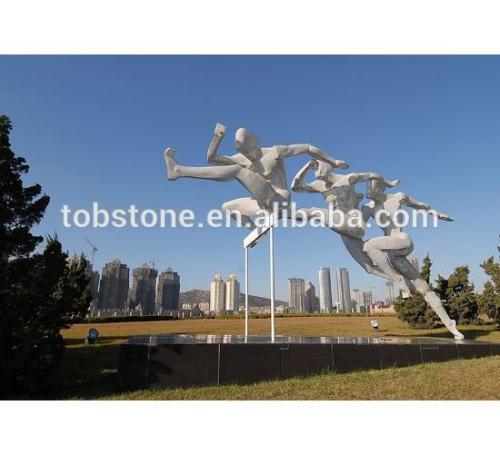 Stainless Steel Athlete Sculpture