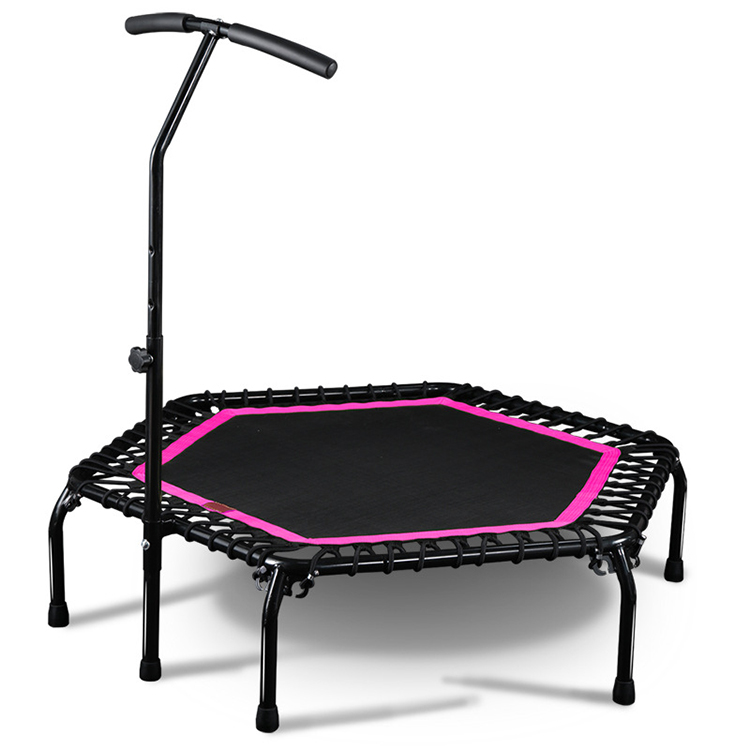 patio trasero gimnasia profesional plegable mini trampolines hexagonales