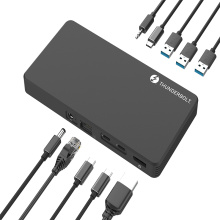 10 em 1 Thunderbolt 3 Dock dual ngff/nvme