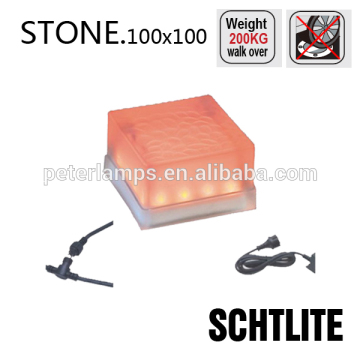 High Qulity CE 100 vierkante LED baksteen rechts glas