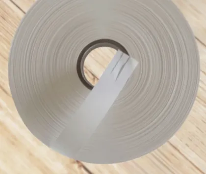 Customized White Tyvek Cotton Ribbon With Paper Print