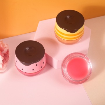 カスタマイズ可能なプライベートラベルリップケア製品：ピンク、クリア、フルーツのフレーバーの素敵でかわいいリップクリーム、保湿剤、ビーガンゼリーマスクを探索します