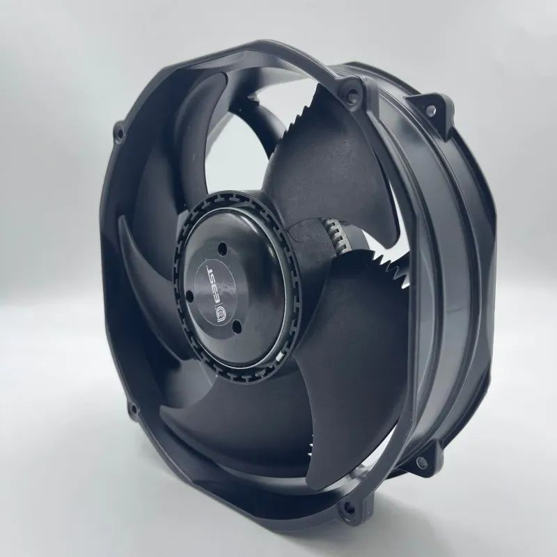 Ternary Flow Field Blade Design for DC180 Axial Blower