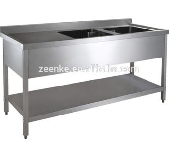 Factory price Double bowl Commercial Kitchen Stainless Steel Sink