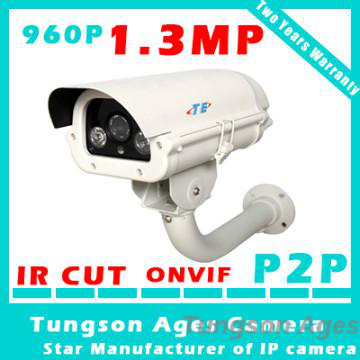 ONVIF2.0 1.3 MegaPixel Auto-varifocal IP camera with Mobile Monitoring