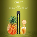 Pineapple juice ice
