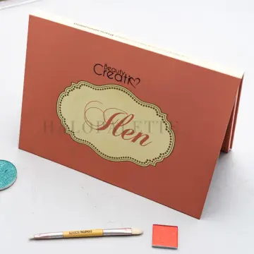 Private Empty Eyeshadow Palette For Cosmetic Packaging Box