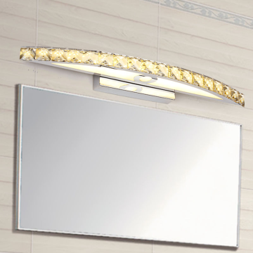 Lampada a specchio in cristallo a led da bagno personalizzabile JyLighting