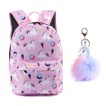 Cute 2024 Girl Backpacks: Teenager & Kids' Polyest Opp Bag with Cartoon Camouflage Design - Anti-Theft