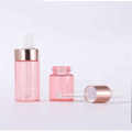 Pink Glass Vial Mini Dropper Bottle