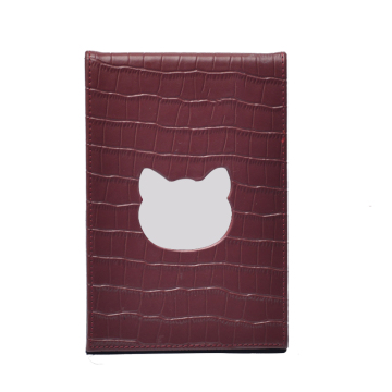 Ysure en cuir portable Portable Small Mirror Protector Sac