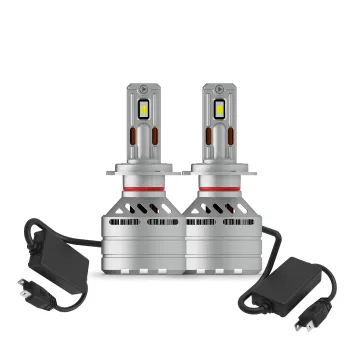 High Power H4 H7 LED Headlight Bulb 120W CANBUS 20000LM CSP for 9005 9006 9012 Auto Lighting System DC 12V