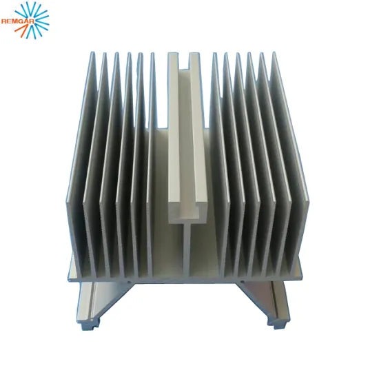 anodized aluminum custom heat sink extrusion