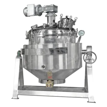 Stainless Steel Jacketed Heating Corn Syrup Sugar Syrup Mixing Kettle
