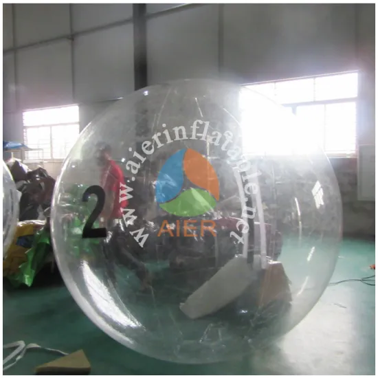 2016 Aier wholesale 2m diameter giant inflatable water ball/inflatable giant beach ball