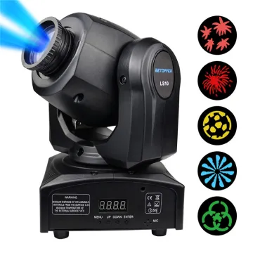 Party Disco Dj Light Stage led Light Mini Projector DMX 10w Sharpy Beam Gobo Led Pocket Spot moving head light