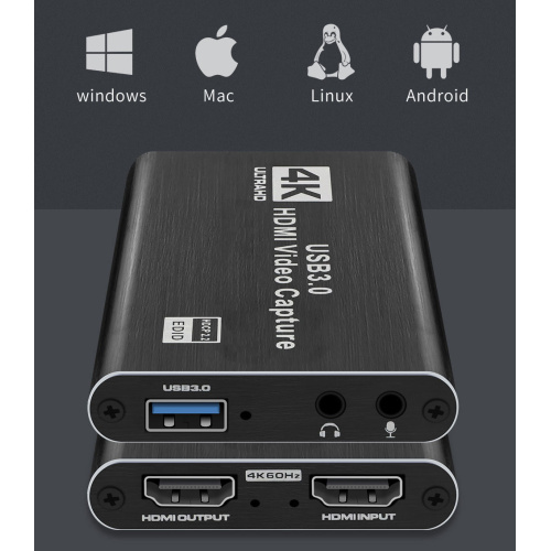 4k 60hhz ته USB3.0 HDMI ویډیو نیول