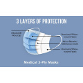 Disposable Medical Facemask with Bacteria Filter