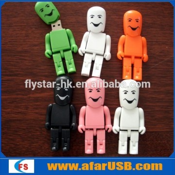 Different kinds of human shape usb flash drive with factory price