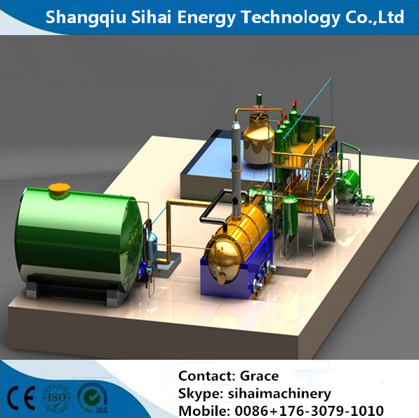 distillation plant in 3D