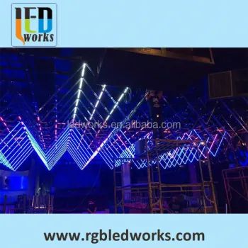 LEDWORKS DMX 3D Tube: Creating Dynamic 3D Effects with RGB LED DMX Pixel Technology for 360-degree Illumination