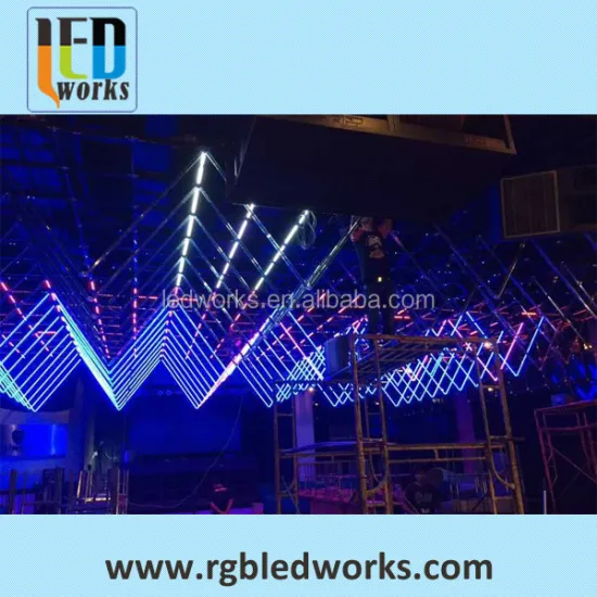LEDWORKS DMX 3D Tube: Creating Dynamic 3D Effects with RGB LED DMX Pixel Technology for 360-degree Illumination