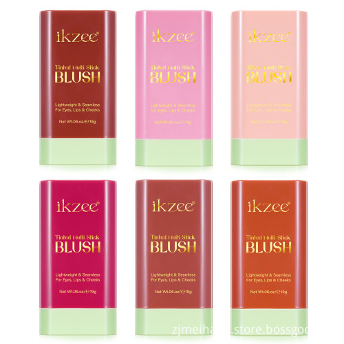 ikzee Multi-Use Blusher: A Versatile Cheek Cream, Highlighter & Waterproof Stick for Brightening Your Look