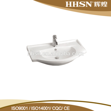 HH640 Cabinet Solid Surface Modern Bathroom Sink