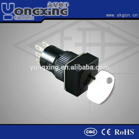 Hot sale 16mm 3A 250V AC IP40 plastic box with lock and key key lock for bedroom