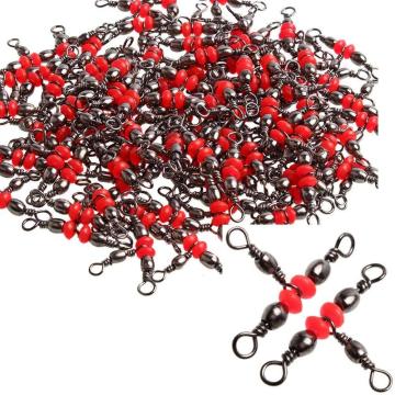 3-way Fishing Swivels Stainless Steel Strong Fishing Tackles Connector Snap Roll