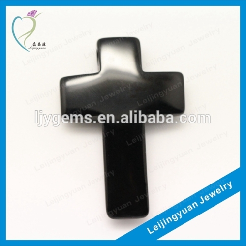 Wholesale Fashion Artificia Loose Cross Gemstone For Pendant