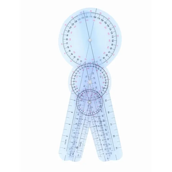 Non-Digital 12 Inch Plastic Medical Goniometer: Precision Measurement Tool for Healthcare Professionals