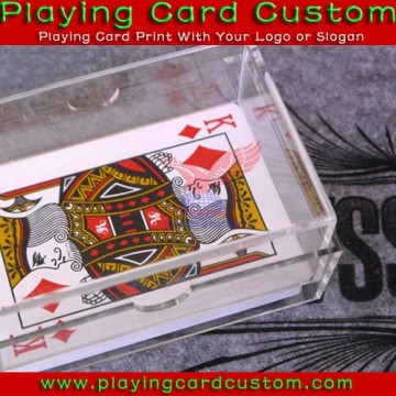 plastic playing card box